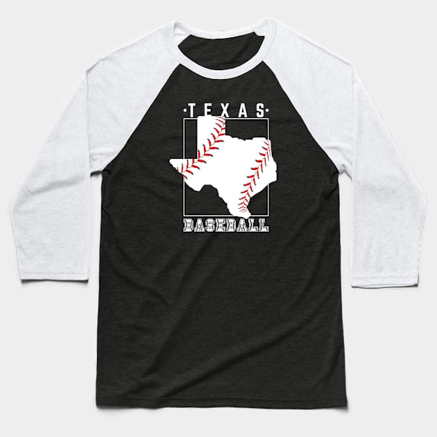 Texas Baseball Baseball T-Shirt by DewaJassin